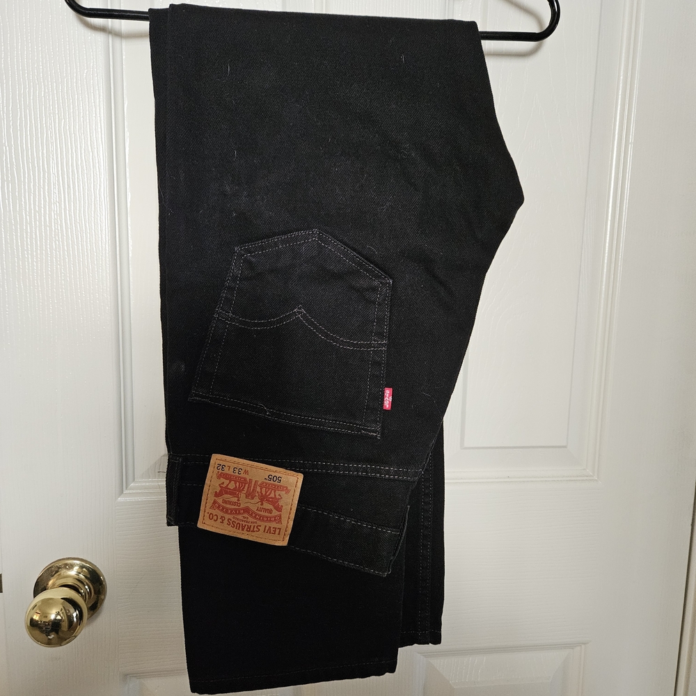 Levi's Men's Relaxed Black Jeans